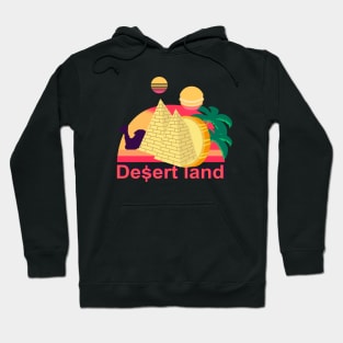 Retro Cryptocurrency-Desert land Hoodie